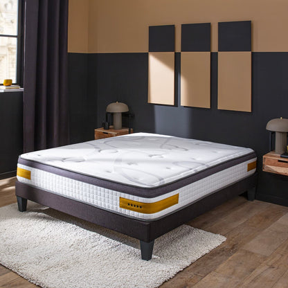 Ensemble Matelas Mémoire de forme COPENHAGUE avec sommier