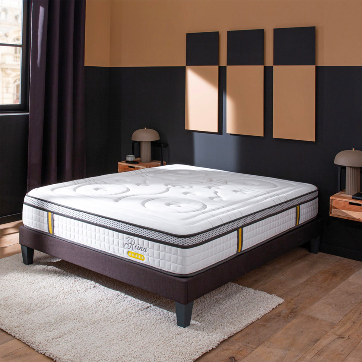 Ensemble Matelas Hybride REINA 2.0 avec sommier