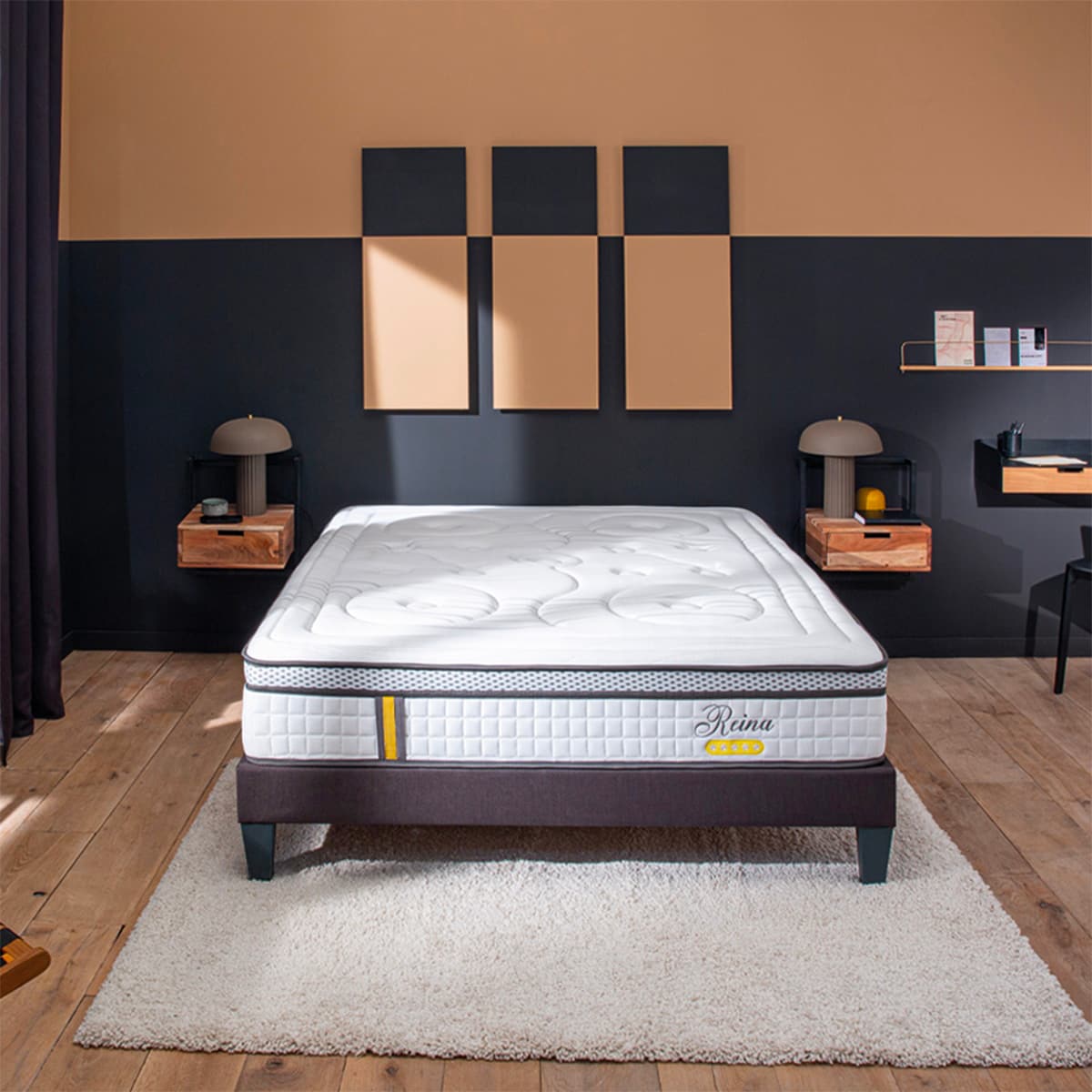 Ensemble Matelas Hybride REINA 2.0 avec sommier