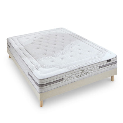 Ensemble Matelas Ressorts ensachés SÉRÉNADE avec sommier