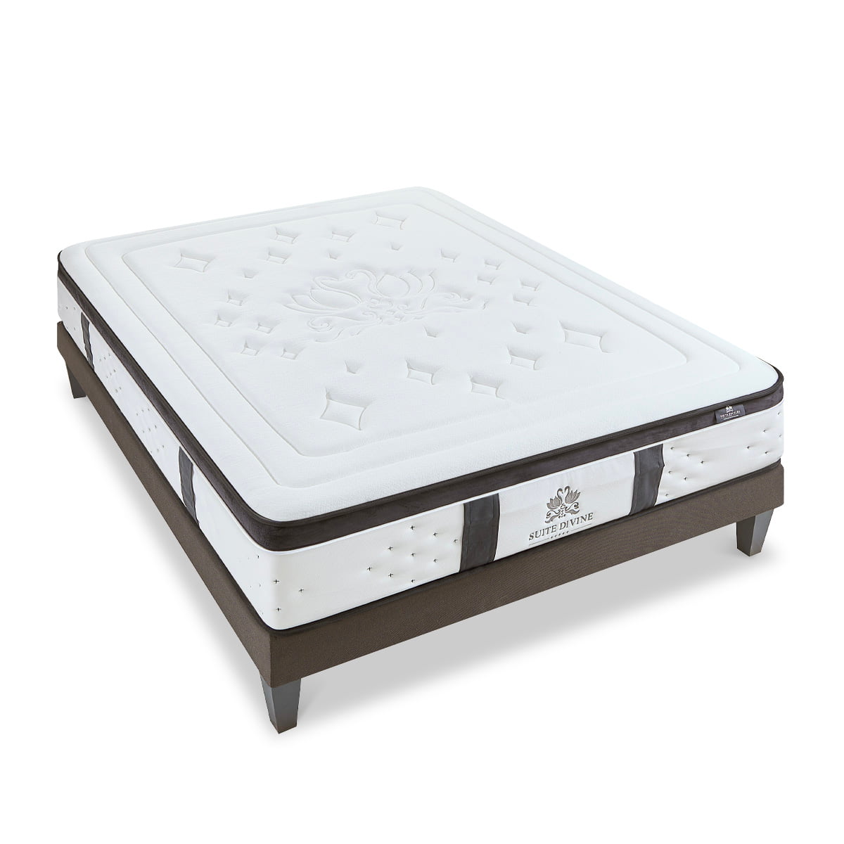 Ensemble Matelas Mémoire de forme SUITE DIVINE avec sommier