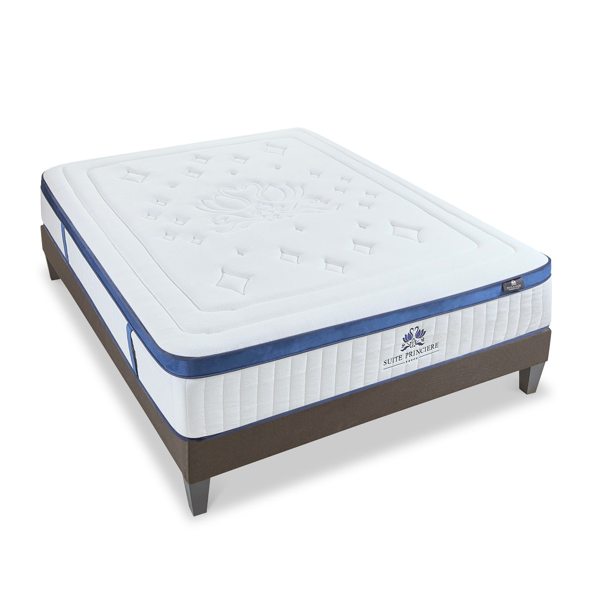 Ensemble Matelas Hybride SUITE PRINCIÈRE avec sommier