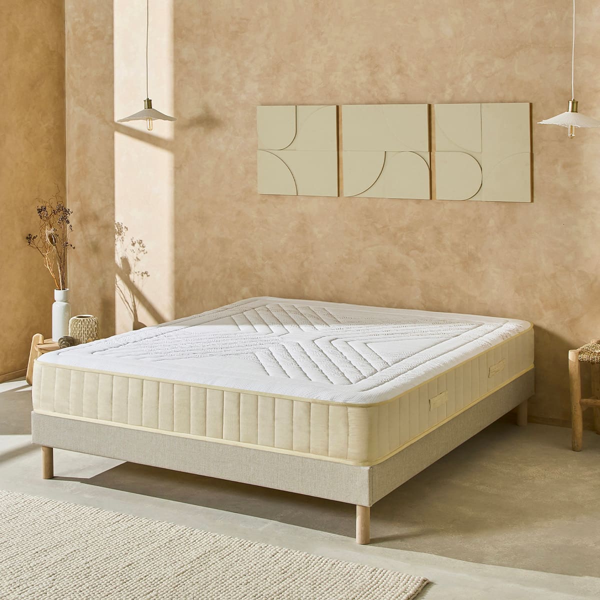 Ensemble Matelas Mousse SYMPHONIE 2.0 avec sommier