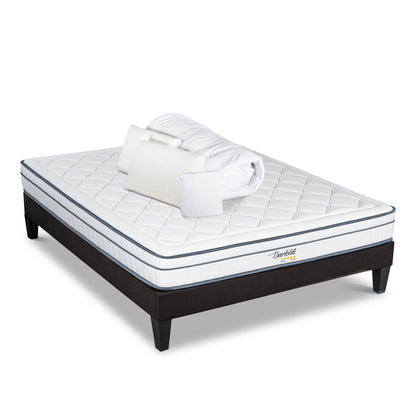 Prêt-à-dormir BARTOLDI avec Sommier, Couette, Oreillers et Protège-matelas
