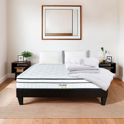 Prêt-à-dormir BARTOLDI avec Sommier, Couette, Oreillers et Protège-matelas