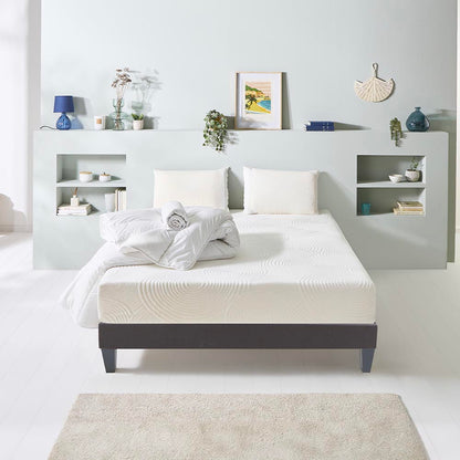 Prêt-à-dormir VOSGES avec Sommier, Couette, Oreillers et Protège-matelas