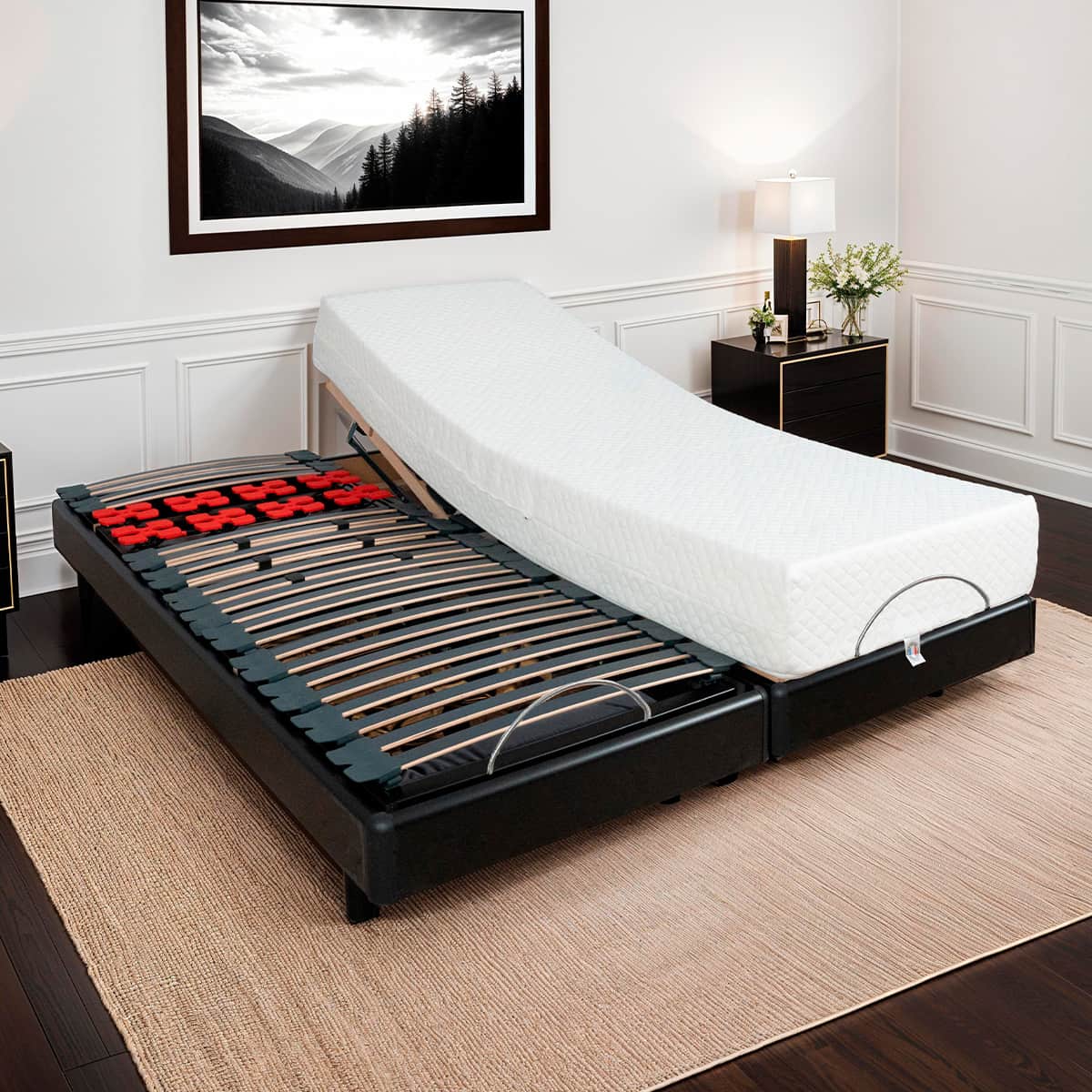 Ensemble Matelas Mémoire de forme ABSOLU avec sommier BODYSOFT