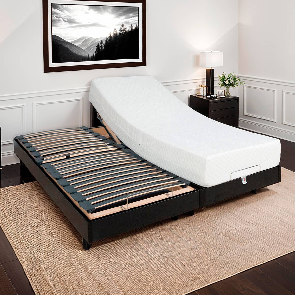 Ensemble Matelas Mémoire de forme ABSOLU avec sommier FLEX