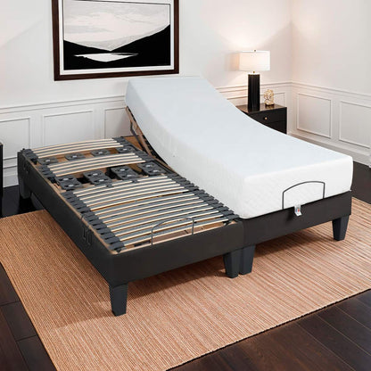 Ensemble Matelas Mémoire de forme ABSOLU avec sommier ROCHEREAU
