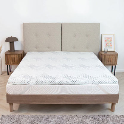 Surmatelas Mémoire de forme et Gel fraîcheur 5 cm VISCO TOUCH