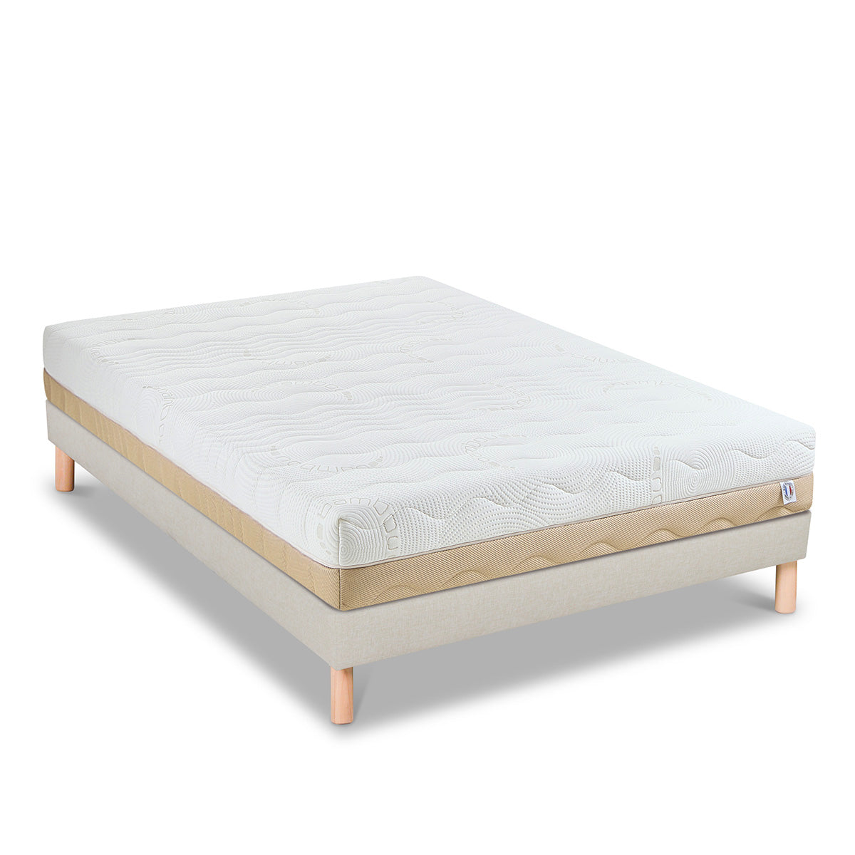 Ensemble Matelas Mémoire de forme 4 SAISONS avec sommier