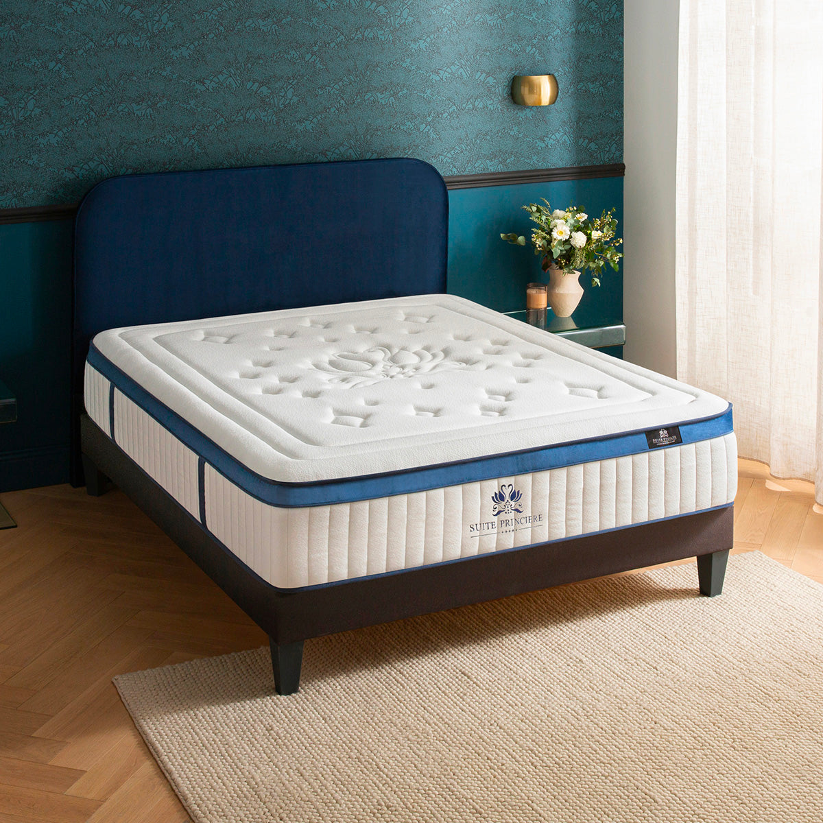 Ensemble Matelas Hybride SUITE PRINCIÈRE avec sommier