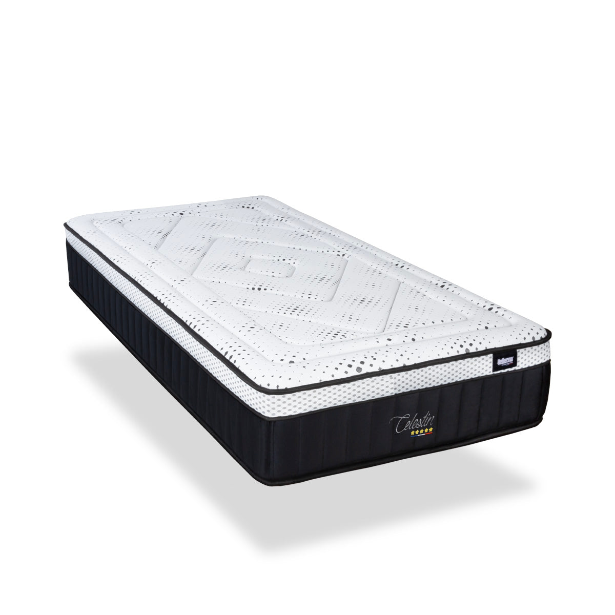 Ensemble Célestin 2.0 - Matelas mémoire de forme moelleux + Sommier bois - 29 cm d'épaisseur