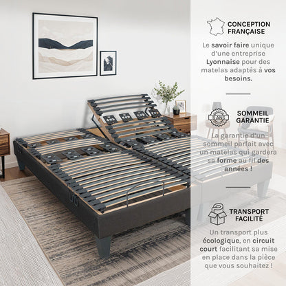 Sommier électrique à lattes et plots ROCHEREAU