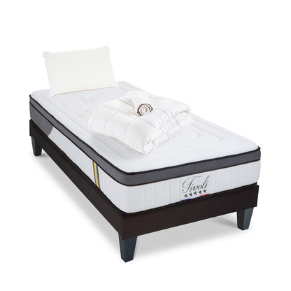 Prêt-à-dormir TIVOLI avec Sommier, Couette, Oreillers et Protège-matelas