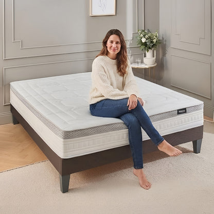 Matelas Hybride 28 cm CONCORDE II - Accueil équilibré, soutien ferme