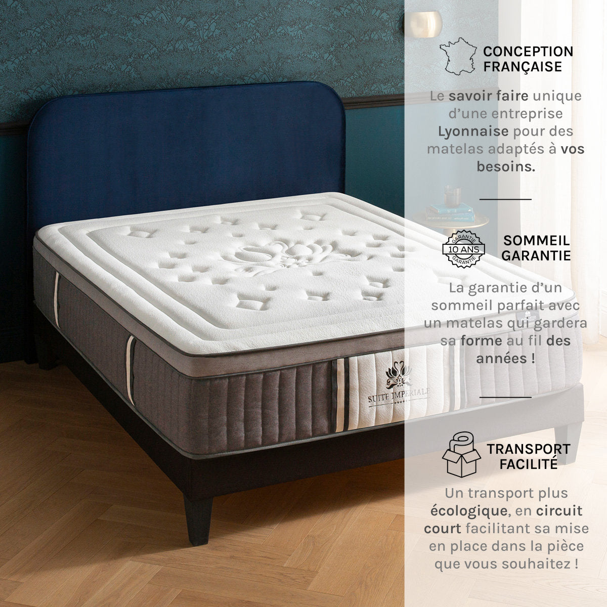 Matelas Hybride 35 cm SUITE IMPÉRIALE