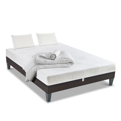 Prêt-à-dormir VOSGES avec Sommier, Couette, Oreillers et Protège-matelas