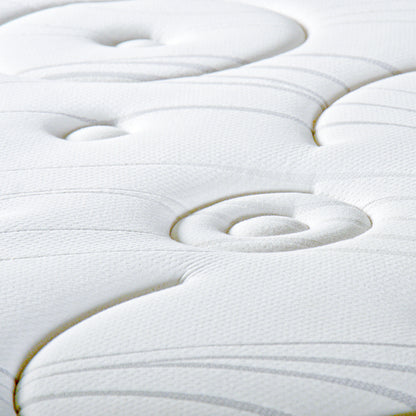 Ensemble Reina 2.0 - Matelas hybride ressorts + mémoire de forme + Sommier - 26 cm d'épaisseur